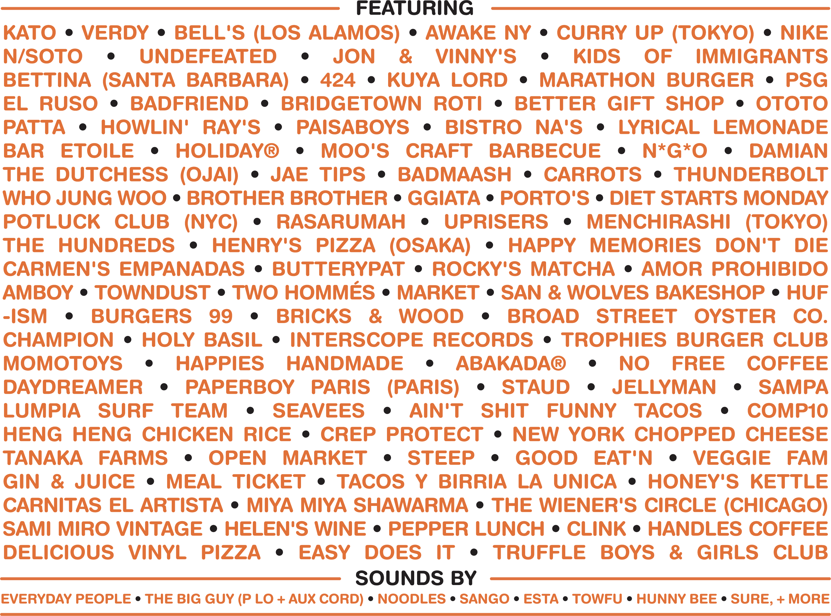 lineup